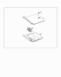 1176804300-Cover, luggage compartment board
