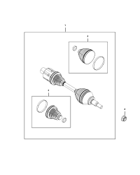 68090631AA-BOOT PKG HALF SHAFT