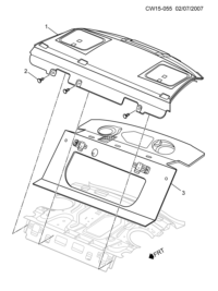 9028255-Garnish, floor, rear