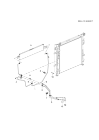 23186643-Tube, transmission oil filter, inlet & outlet (incl. 6-7,10)