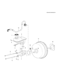 23398839-Repair kit, brake master cylinder reservoir