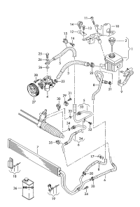 7L8422893BP-Extn hose-vane pump to strg