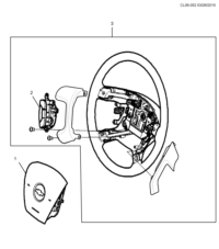 95417026-Steering wheel (incl 2)