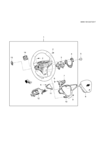84134153-Steering wheel (for front 20170831) (incl. 2-4,6, 7,9-14)