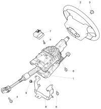 3W0419501Q-COLUMN ASSY
