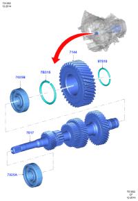 CU3R7017AA-INPUT SHAFT