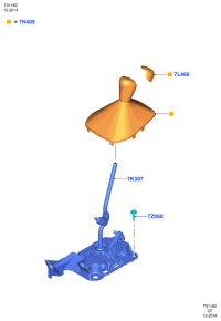 ED8R7H409AAG-Knob-shift lever