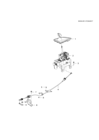 26238252-Knob assy-a/t lever