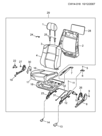 5476413-Escutcheon, outer passenger