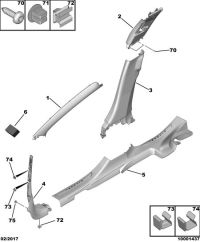 96881146DS-Garnish, front wind window pillar