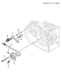 93742025-Lever, a/t park lock (4.294)
