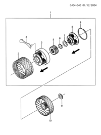 93742046-Gear, governor drive (incl 2-9)