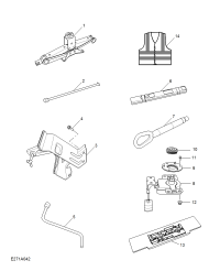 10216579-Bracket assy-spare tire mtg