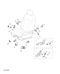 10442241AMY-Knob, lumbar support
