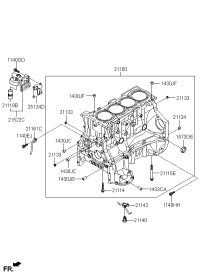 211002C012-BLOCK ASSY-CYLINDER