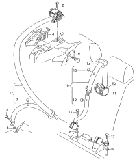 8P4857791D4PK-S/belt guide ghost (black)