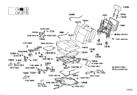 710776A550B1-Cover, rear seat back, rh (for separate type)