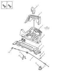 3041002600-ASSY,GEARSHIFT TRIM PANEL
