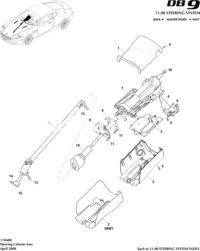 4G433C695BCW-STEERING COLUMN SHROUD UPPER