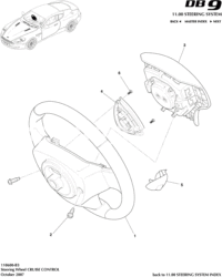 8G433600DA-Steering Wheel with Cruise & Bluetooth, Black