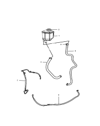4782345AC-RESERVOIR POWER STEERING PUMP