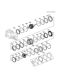24261227-Disc, 1-2-3-4 clutch (w/friction material) (incl 24)