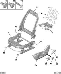 16126060ZD-Knob, reclining