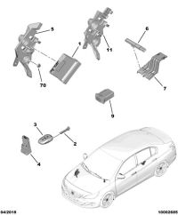 9801393980-Bracket, electronic box