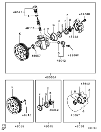 4450A121-JOINT KIT,P/S O/PUMP