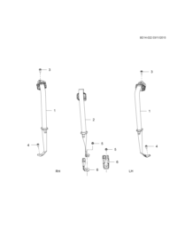 39046521-S/belt retractor, rr (part 1) (shale)
