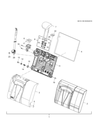 26213110-Cover-rr seat back piece