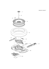 13369985-Nut (high spare wheel room)