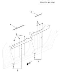 92138865-Set, l. rr. door