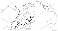 241243AW1A-Wiring harness-front door, rh