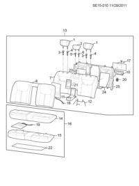 93733902-Cover rr seat a/rest