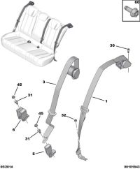 98056312XX-S/belt assy-rr