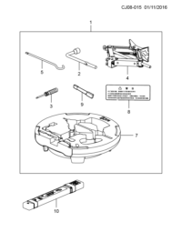 9058823-Jack hold box (incl 2-9)