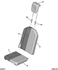YL00565080-Guide, seat headrest