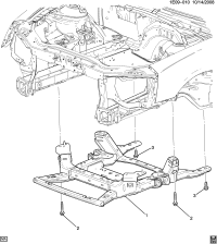 11589366-BOLT,DRIVETRAIN & FRT SUSP FRM(8.900)