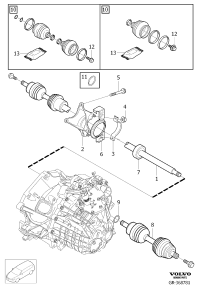 31256021-Bellows kit, inboard