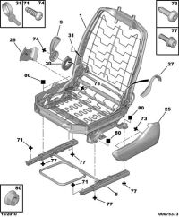 8916R2-Track assy-seat