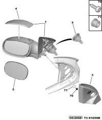 815240-Cover, mirror trim