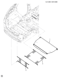 20885376-Sunshade (black), luggage compartment