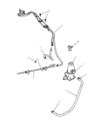 5011239AA-RESERVOIR POWER STEERING PUMP