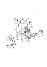 24285090-Oil pump, automatic transmission (for vehicles manufactured before August 21, 2017, torque converter