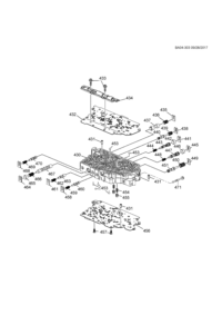 24283051-Plate (430 parts), control valve body (* repair kit 1, repair kit 2, repair kit 3)