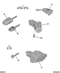 9810977780-A set of door locking