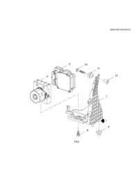13450925-Package, electronic brake control module repair (incl. 5)