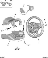 9802777580-Bolt, steering wheel