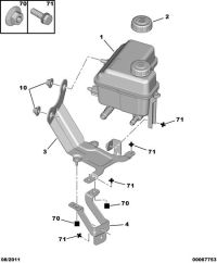 4009N4-Cap, hydraulic reservoir